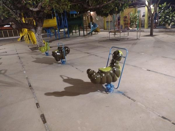  Pra&ccedil;a dos Brinquedos da AABB Floriano.(Imagem:FlorianoNews)