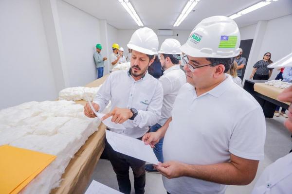 Durante inaugura&ccedil;&atilde;o de algodoeira, Rafael destaca import&acirc;ncia da agroind&uacute;stria para gera&ccedil;&atilde;o de emprego.(Imagem:Divulga&ccedil;&atilde;o)