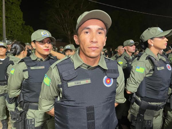 Soldado Diego Ferreira Tomaz(Imagem:Clayton Gomes)