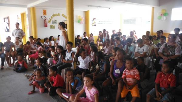 Escola Antonieta Castro realizou aula inaugural do Programa Mais Educa&ccedil;&atilde;o.(Imagem:FlorianoNews)