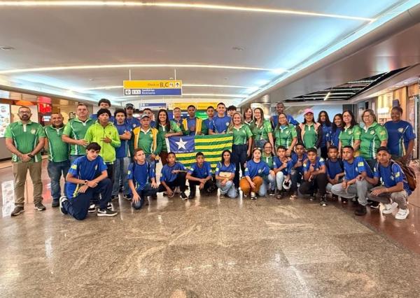 Delegação piauiense embarca para a etapa nacional das Paralimpíadas Escolares em São Paulo