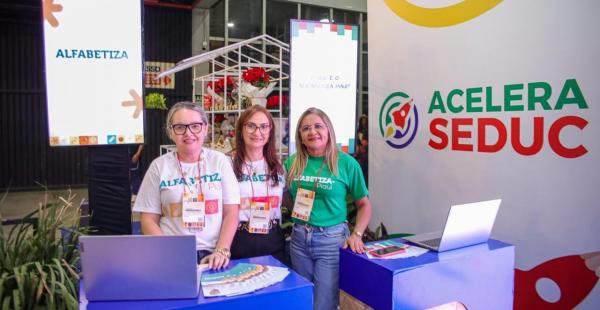Seduc apresenta resultados e inova&ccedil;&otilde;es educacionais na 8&ordf; Feira dos Munic&iacute;pios(Imagem:Let&iacute;cia Santos)