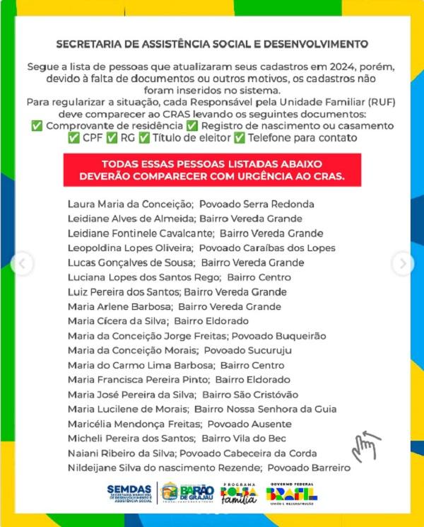  Benefici&aacute;rios do Bolsa Fam&iacute;lia devem atualizar cadastro para evitar bloqueio(Imagem:Divulga&ccedil;&atilde;o)
