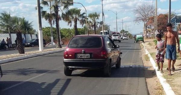 Quatro veículos se envolvem em acidente na Avenida Calisto Lobo(Imagem:Jc24horas)