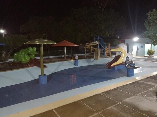  Pra&ccedil;a dos Brinquedos da AABB Floriano.(Imagem:FlorianoNews)