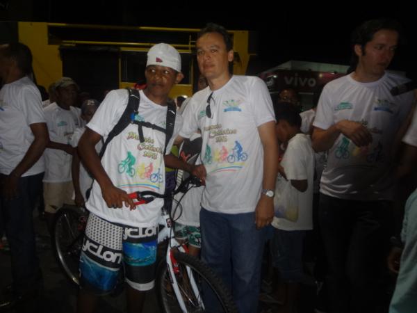 Passeio cicl&iacute;stico de Floriano celebra anivers&aacute;rio do munic&iacute;pio.(Imagem:FlorianoNews)