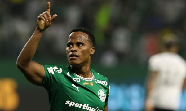 palmeiras, arias, botafogo(Imagem:CESAR GRECO/PALMEIRAS/DIREITOS RESERVADOS)