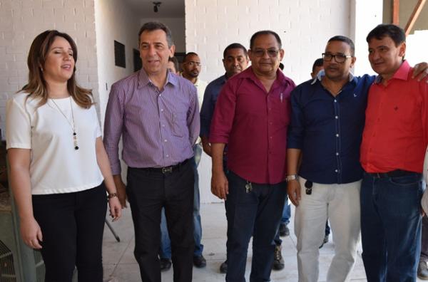 Gilberto Júnior acompanha visita de Wellington Dias a Floriano