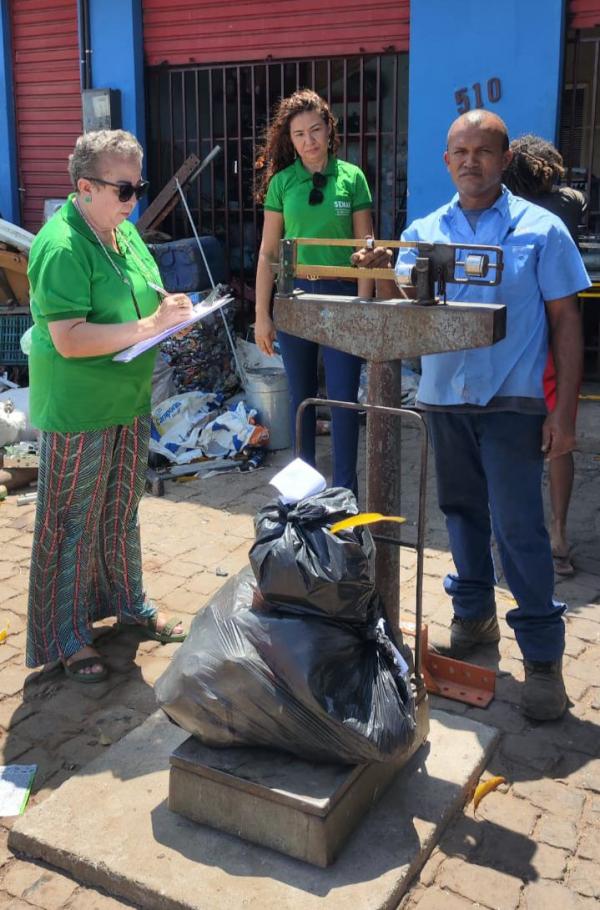 Floriano recolhe mais de 300 quilos de materiais recicl&aacute;veis em ecopontos de Escolas Municipais.(Imagem:Divulga&ccedil;&atilde;o)