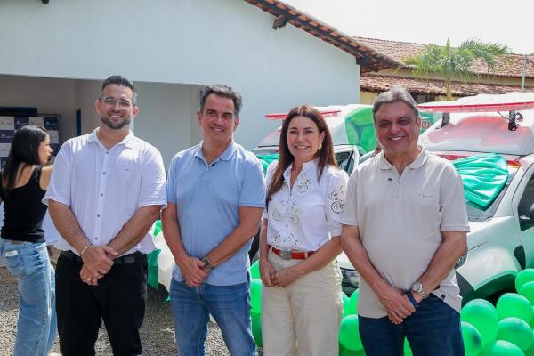 Ciro Nogueira cumpre agenda e entrega ambul&acirc;ncias em Morro do Chap&eacute;u(Imagem:Ascom)