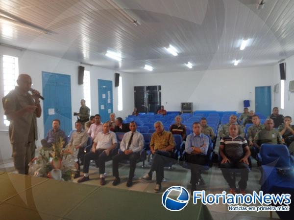 Comandante do 3&ordm; BPM faz balan&ccedil;o do trabalho da PM em Floriano.(Imagem:FlorianoNews)