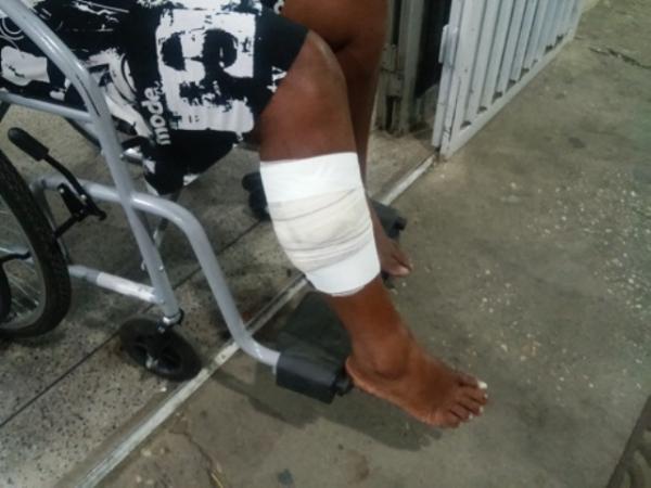 Motociclista dispara contra resid&ecirc;ncia e deixa dos feridos em Floriano.(Imagem:Jc24horas)