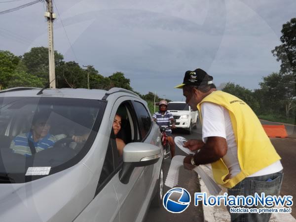 Detran-PI realiza campanha de prevenção de acidentes no Carnaval de Floriano.(Imagem:FlorianoNews)