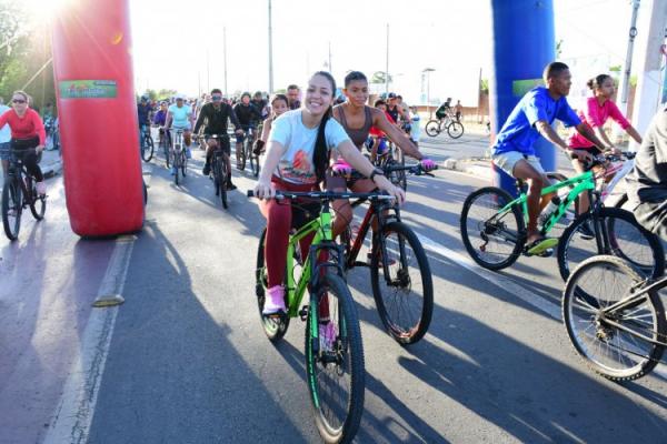 128 anos: Tradicional Passeio Ciclístico de aniversário dá show de participação em Floriano(Imagem:Secom)
