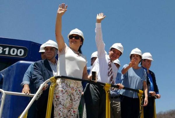 Florianense acompanha visita da Presidente Dilma &agrave;s obras da Transnordestina.(Imagem:Reprodu&ccedil;&atilde;o/Facebook)