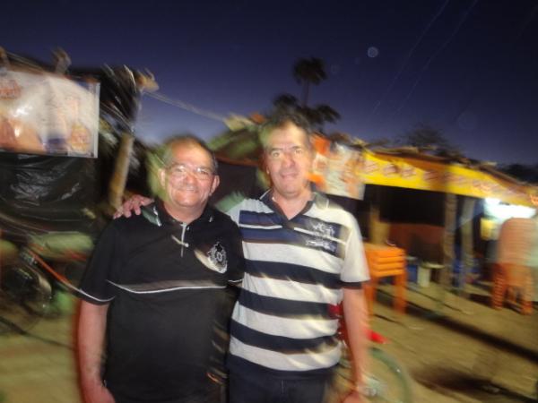 Gilberto Jr e Salom&atilde;o Holanda prestigiaram os festejos no Tabuleiro do Mato.(Imagem:FlorianoNews)