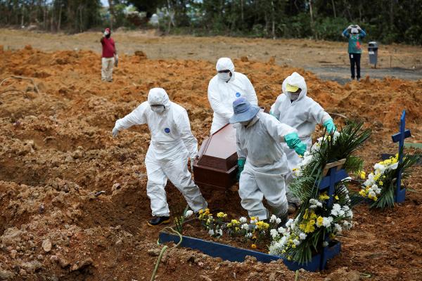 Covid-19: Brasil registra 494 mortes em 24 horas e vai a 114.744(Imagem:Reprodução)