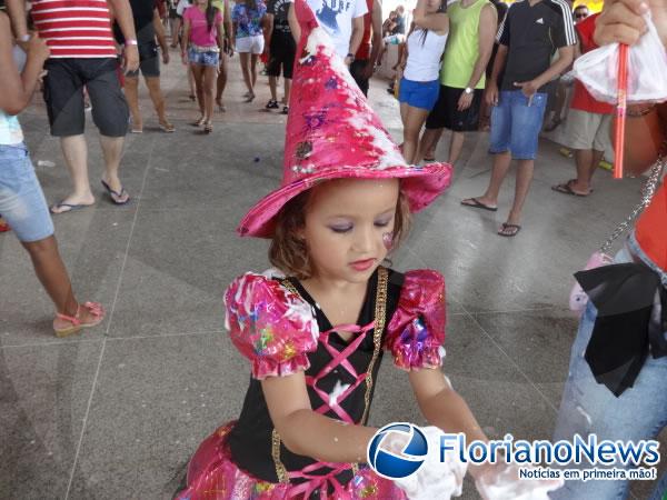 Bloco Furacão realizou matinê infantil.(Imagem:FlorianoNews)