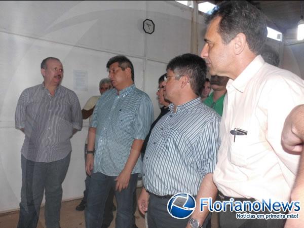 Governador Z&eacute; filho visitou obras do parque Beira-rio em Floriano.(Imagem:FlorianoNews)