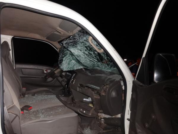 Acidente envolvendo motocicleta e caminhonete deixa uma v&iacute;tima fatal e dois feridos em Floriano(Imagem:FlorianoNews)