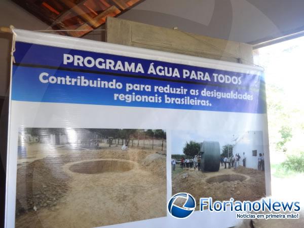 Programa &Aacute;gua para Todos &eacute; apresentado na localidade Vereda Grande.(Imagem:FlorianoNews)