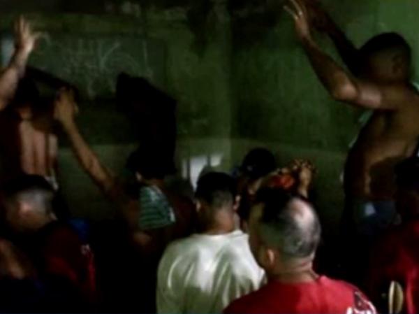 Central de Flagrantes de Teresina chegou a registrar 95 presos.(Imagem: Reprodu&ccedil;&atilde;o/Sinpolpi)