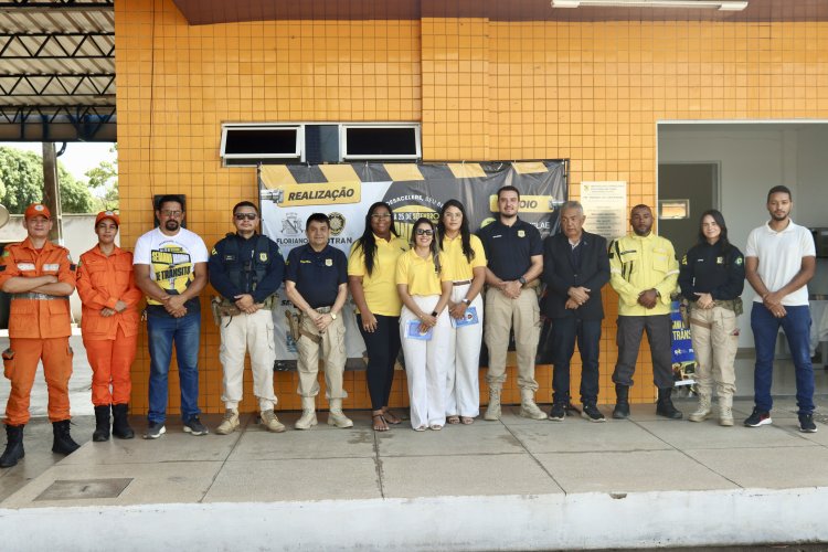 Prefeitura de Floriano promove ação de saúde para caminhoneiros durante a Semana Nacional de Trânsito