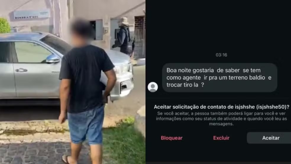 Homem chama policiais para 'trocar tiro' por perfil fake e é identificado no PI
