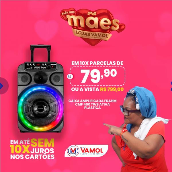 Semana especial Dia das M&atilde;es &eacute; na Lojas Vamol(Imagem:Divulga&ccedil;&atilde;o)