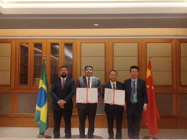 Na China, Rafael anuncia mais de R$ 3 bilh&otilde;es em novos investimentos para o setor de energias renov&aacute;veis no Piau&iacute;.(Imagem:Divulga&ccedil;&atilde;o)