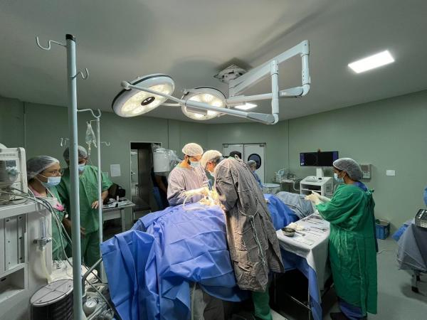 HPM avança em procedimentos de alta complexidade e realiza primeira cirurgia de coluna(Imagem:Ascom Sesapi)