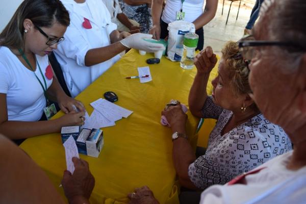 CRAS II de Floriano promove dia de combate &agrave; hipertens&atilde;o para Idosos.(Imagem:Waldemir Miranda)