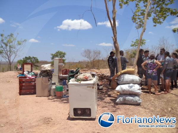 Reintegra&ccedil;&atilde;o de posse em terreno na zona rural gera confus&atilde;o.(Imagem:FlorianoNews)