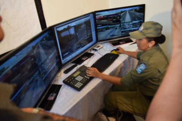 Entregue oficialmente o Sistema de V&iacute;deo-Monitoramento de Floriano.(Imagem:Secom)