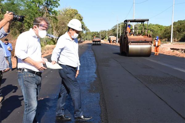 Governador acompanha obras da BR-343 e anuncia conclusão até o Natal.(Imagem:CCOM)