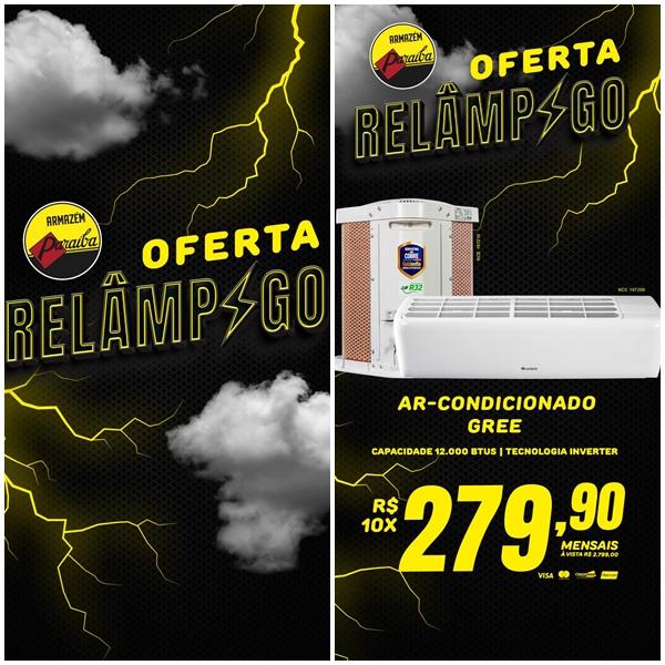 Armaz&eacute;m Para&iacute;ba de Floriano lan&ccedil;a promo&ccedil;&atilde;o rel&acirc;mpago com pre&ccedil;o de black e parcelamento em 10x(Imagem:Divulga&ccedil;&atilde;o)