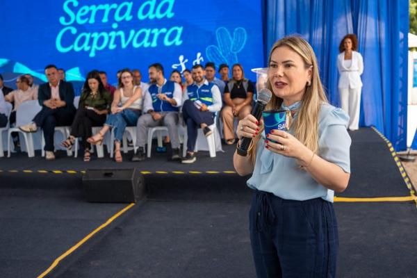 Lucilaine Medeiros, Diretora-Presidente &Aacute;guas do Piau&iacute;.(Imagem:Ascom &Aacute;guas do Piau&iacute;)
