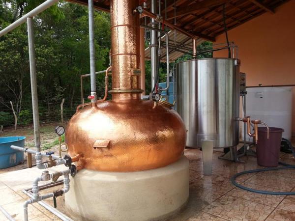 Florianenses participaram de inaugura&ccedil;&atilde;o da microdestilaria de Palmeira do Piau&iacute;.(Imagem:Divulga&ccedil;&atilde;o)
