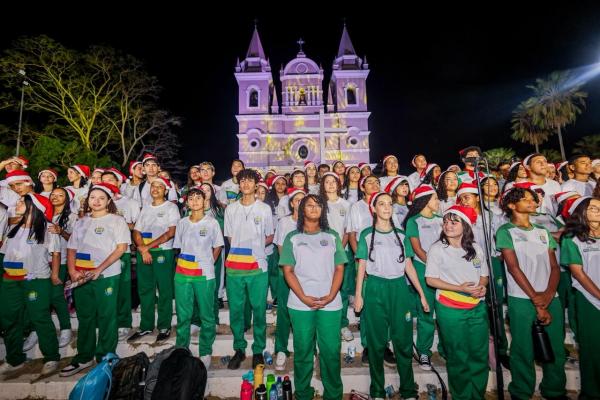 Coral das Mil Vozes se reapresenta nesta terça (16) no Adro da Igreja de São Benedito.(Imagem:Gabriel Paulino)