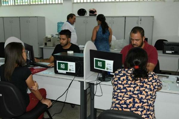 Espaço da Cidadania realiza cerca de 1600 atendimentos no setor de RG em julho.(Imagem:SECOM)
