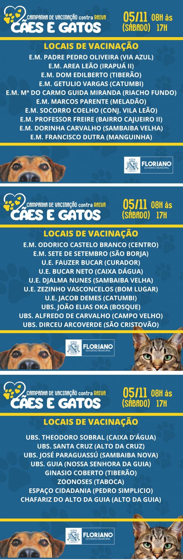 Campanha de Vacina&ccedil;&atilde;o - c&atilde;es e gatos(Imagem:Divulga&ccedil;&atilde;o)