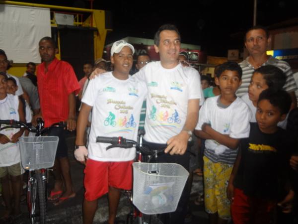 Passeio cicl&iacute;stico de Floriano celebra anivers&aacute;rio do munic&iacute;pio.(Imagem:FlorianoNews)