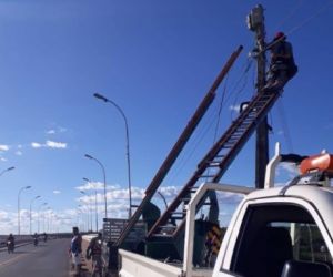 Prefeitura de Floriano esclarece sobre manutenção da iluminação da ponte sobre o Rio Parnaíba