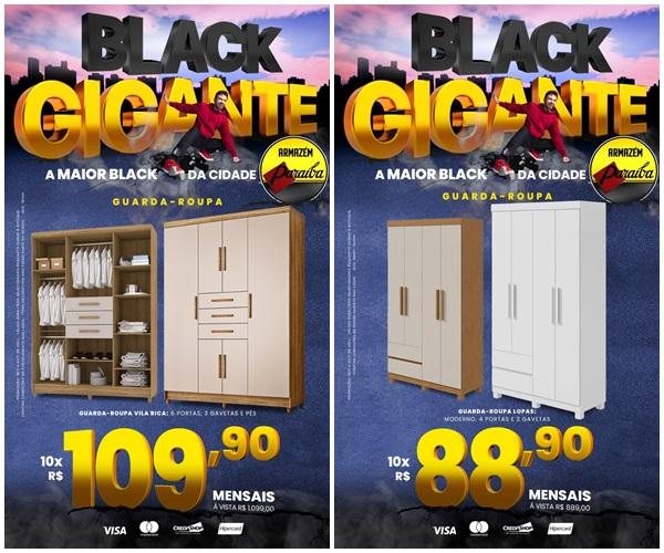Black Gigante Paraíba: Aproveite as ofertas antecipadas de Black Friday em Floriano(Imagem:Divulgação)