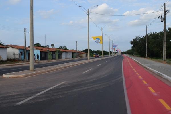 O novo corredor da folia j&aacute; est&aacute; no clima da festa carnavalesca.(Imagem:Secom)