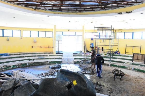 Reforma no plen&aacute;rio da C&acirc;mara Municipal de Floriano deve ser conclu&iacute;da em agosto.(Imagem:CMF)