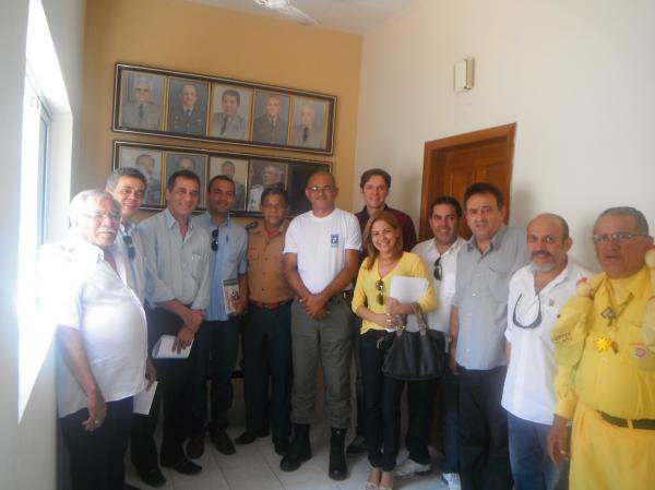 Gilberto Jr participou de reunião para traçar plano de segurança no carnaval 2013.(Imagem:FlorianoNews)