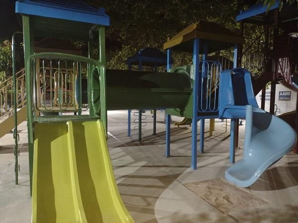 Pra&ccedil;a dos Brinquedos da AABB Floriano.(Imagem:FlorianoNews)