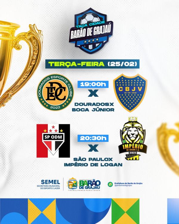 Ta&ccedil;a Cidade Bar&atilde;o de Graja&uacute; 2025(Imagem:Divulga&ccedil;&atilde;o)