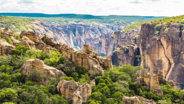 Parque Nacional da Serra da Capivara, em S&atilde;o Raimundo Nonato.(Imagem:Minist&eacute;rio do Turismo)